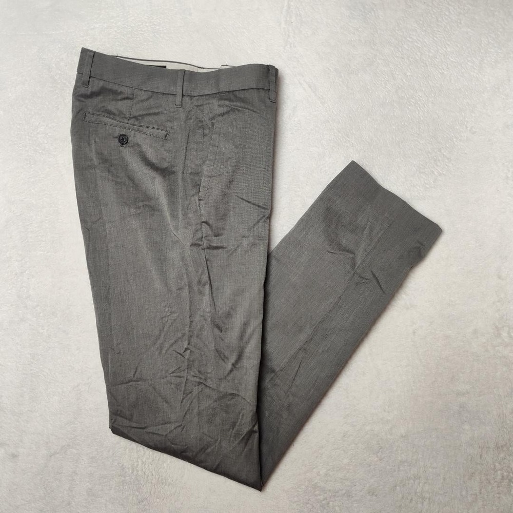 Bonobos‎ Pants Mens 31x34 Gray Tuesday Athletic Stretch Flat Workday Warrior